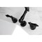Kingston Brass KS1020PKL Wall Mount Roman Tub Faucet, Matte Black KS1020PKL - alternate 3